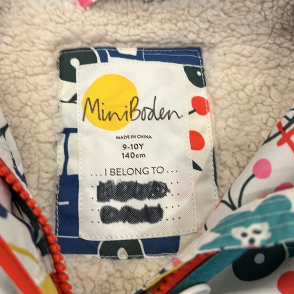 Mini Boden Sherpa Lined Anorak with Hood - Picture 4 of 7